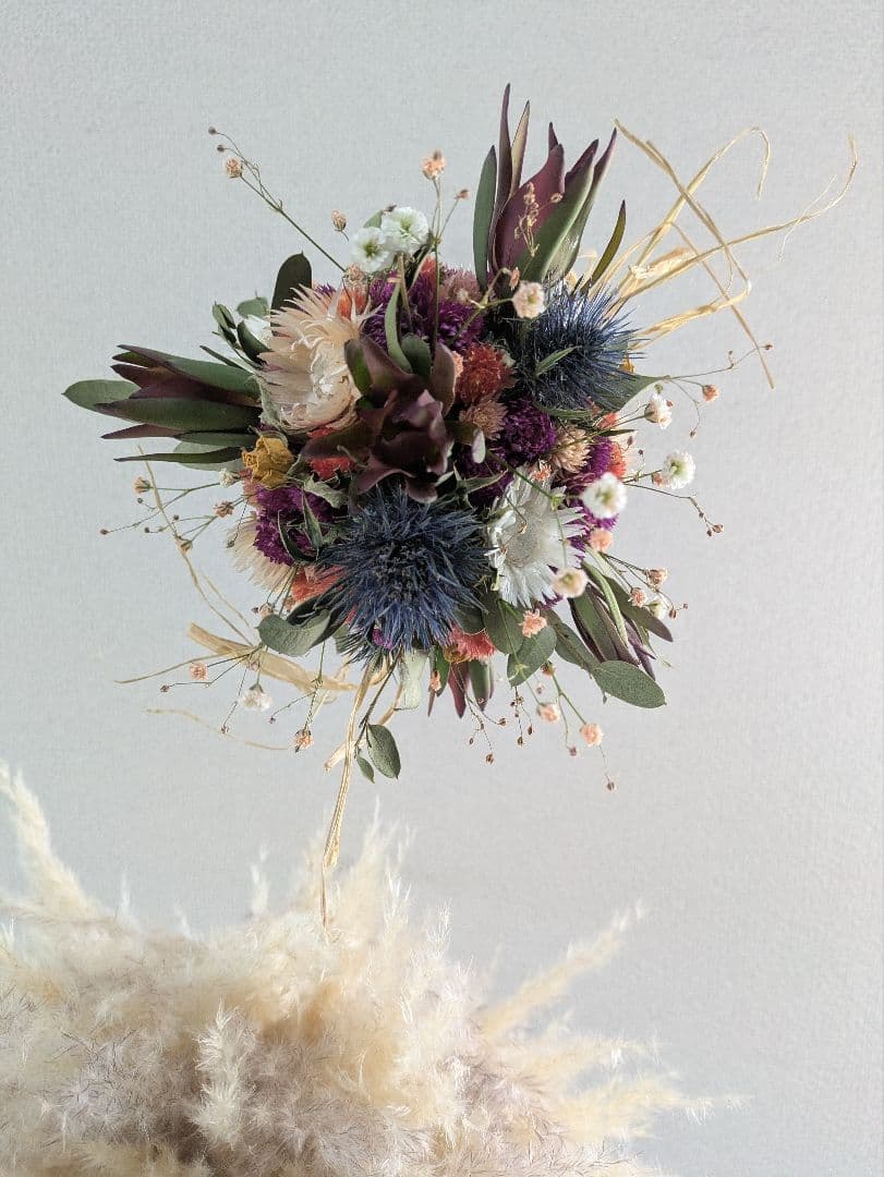 ドライフラワー★春の香りフライングボール★ 吊るし型アレンジメント♪インテリア♪