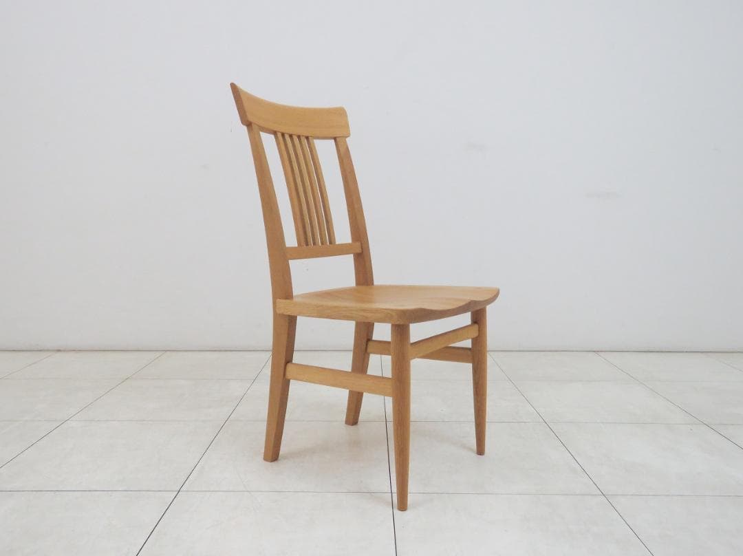 ★美品★飛騨家具 柏木工 杜 ダイニングチェア オーク無垢材 IDC大塚家具 ②