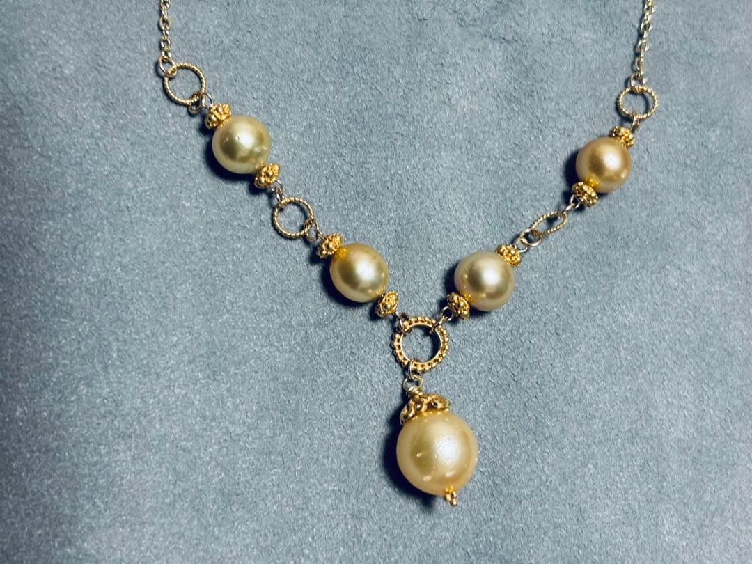 南洋ゴールデンパールのネックレス