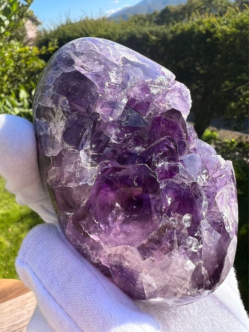 A187 高品質アメジストドーム クラスター ウルグアイ産 パワーストーン