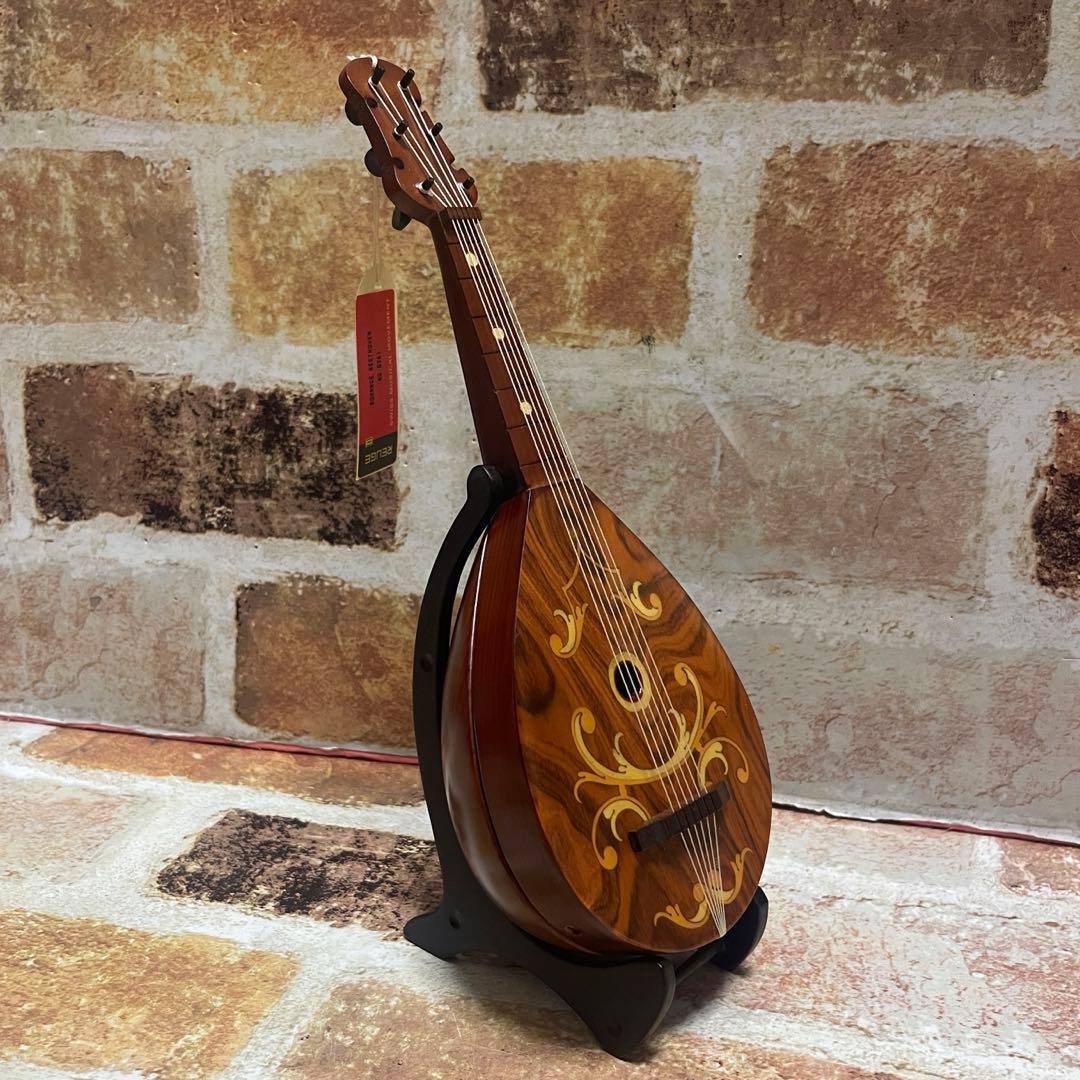 REUGE リュージュ 木製 マンドリン型 オルゴール